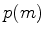 $p(m)$