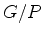 $G/P$